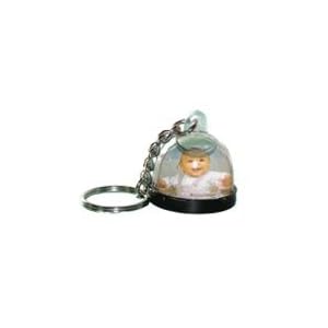 Mini Snow Globe KeyRing, Add Your Own Photo!