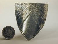 DollhouseShield in Pewter by Warwick Miniatures