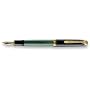 Pelikan Souveran 400 Black/Green GT Fine Point Fountain Pen - 994855