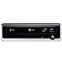 LG GSA E60L Super-Multi - Disk drive - DVD�RW (�R DL) / DVD-RAM - 20x/20x/12x - Hi-Speed USB - external - black, silver - LightScribe