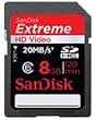 Sandisk 8GB EXTREME SDHC HD Video Card Class 6 - 20MB/s (SDSDRX3-8192) [Hassle-Free Packaging]