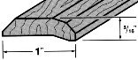 Carpet Tools: Oak Moulding, 72"