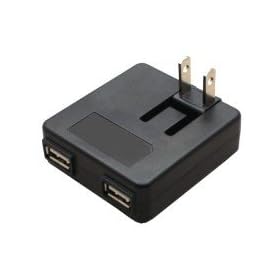 IPAD-2USB: i.Trek High Power Slim AC Wall Plug to 2 x 5V USB Adapter by Semsons (Compatible with... by