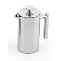 Grunwerg Double-wall Straight Sided Cafetiere, 8 Cup