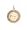 25 on Filigree Edge Disc, 14K White Gold Charm