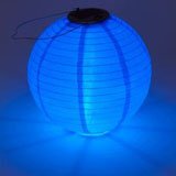 Unique Arts Solar Paper Lantern set of 4-Aqua