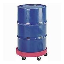 Dixie Poly D-17-15 Plastic Drum Dolly for 15 gallon Drum, 600 lbs Capacity, 16.5" Diameter x 6.5" Height, White