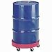 Dixie Poly D-20-30 Plastic Drum Dolly for 30 gallon Drum, 600 lbs Capacity, 20.5" Diameter x 6.5" Height, Black