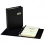 Wilson Jones Telephone Address Binder, 3-Ring Looseleaf, A to Z Index with Red Imitation Leather Tabs, Holds 1600 Names, 1" Capacity, 8.5" x 5.5" Sheets, W812B