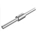 THK Steel Ball Spline Model LT, Double Nut Cylindrical Medium Torque, Shaft: 6mm Diameter x 100mm Length, Nut: 14mm Diameter x 25mm Lenght, Load Capacity: 486 Pound-Force
