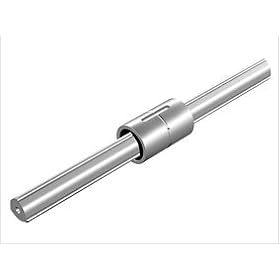 THK Steel Ball Spline Model LT, Double Nut Cylindrical Medium Torque, Shaft: 5mm Diameter x 170mm Length, Nut: 12mm Diameter x 20mm Lenght, Load Capacity: 198 LB
