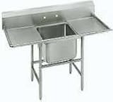 Advance Tabco 94-81-20-36RL Spec Line One Compartment Pot Sink with Two Drainboards - 94