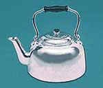Miniature Chrysnbon Silver Teakettle
