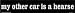 my other car is a hearse bumper sticker