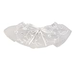 Sparkling Entwined Garter - White