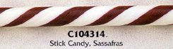 Old Fashioned Candy Sticks Sassafras [80CT Box] by Hard Candy