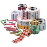 Zebra Z-Perform 2000D - Perforated coated permanent acrylic adhesive labels - white - 4 in x 4 in - 1500 pcs.