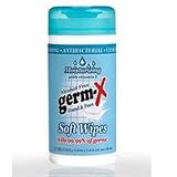 Germ-X Hand Sanitizer, Wipes for Hands and Face, 42 ea