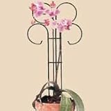 Bosmere L510 Metal Scroll Design Trellis, Green, 18-Inch