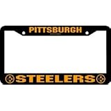 New Pittsburgh Steelers Black Chrome License Plate Frame High Quality Modern Design Beautiful