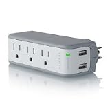 Belkin Mini Surge 3 Outlet Wall Mount with USB Charger