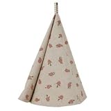 PR48 1 G&auml;stehandtuch Serie Peony Rose. Clayre & Eef Durchmesser 80 cm
