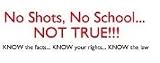No shots no school.. - wall decal - selected color: Gold - Want different color ? Choose from 24 colors in 