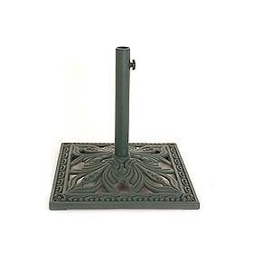 Cast Iron Umbrella Base Green