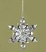 Home For the Holidays Dazzling 12-Point Snowflake Christmas Ornament