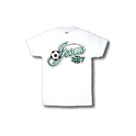 Jesus Soccer (In His Name I Play) Youth T-Shirt
