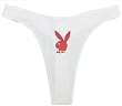 Playboy Thong (White)