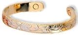 Ladies Floral Copper Cuff