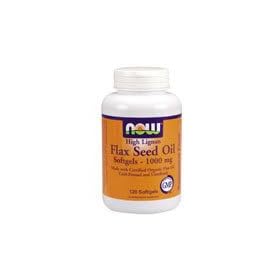 High Lignan Flax Seed Oil (1000mg) 120 sgels by Now Foods
