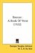 Books : Bronze: A Book Of Verse (1922) (Kessinger Publishing's Rare Reprints)