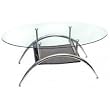 42 in. Black Mesh Coffee Table By Walker Edison Furniture