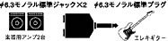 audio-technica MusicalSeries (モノラル標準ジャック×2→モノラル標準プラグ) ATL4C26M