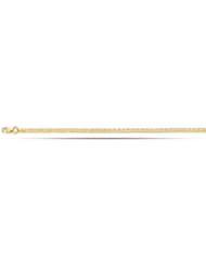 14K Yellow Gold Mariner Chain Ladies Anklet (10 Inches)