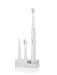 GSI Super Quality Electronic Rechargeable Sonic Power Toothbrush With Cradle Base - Includes 3 Types Of Brush Heads, Auto Timer, And 3 Brushing Modes - White