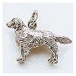 Jewelry : Dog Golden Retriever Charm