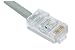 Cat. 5 10Base-T Patch Cable, RJ45 / RJ45, 10.0 ft, Color: Gray