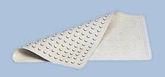 Rubbermaid 7041-04 28 Length x 16 Width, White Color, Rubber Large Safti-Grip Bath Mat