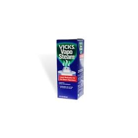 Click here to buy Vicks VapoSteam Cough Suppressant, Camphor, 8 oz. by Vicks.