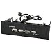 Sharkoon USB HUB 2.0 HUB USB 4P 4 x USB-A/Buchse 1 x USB schwarz