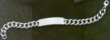 Colibri Silver Tone ID Bracelet ABR-1002-W by Colibri