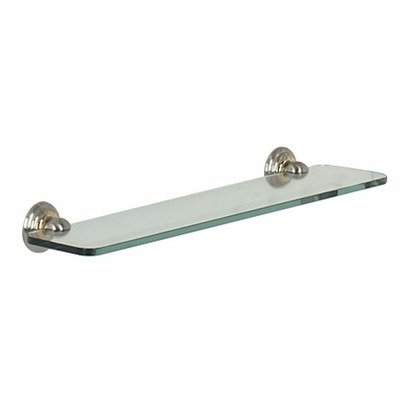 Alno A9050-18-PC/GLD Embassy Glass Bathroom Shelf