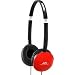 JVC Flat Foldable Stereo Headphones Red HA-S150-R