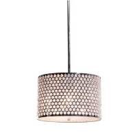 Artcraft Lighting AC345CH Concentrix 4-Lite Small Circular Chandelier, Chrome