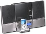 Insignia® - 20w Cd Compact Shelf System with Apple® Ipod®