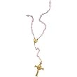 Yellow Gold Filled Rose Quartz Rosary