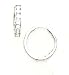 14k White 2.5 mm Round CZ Hinged Earrings